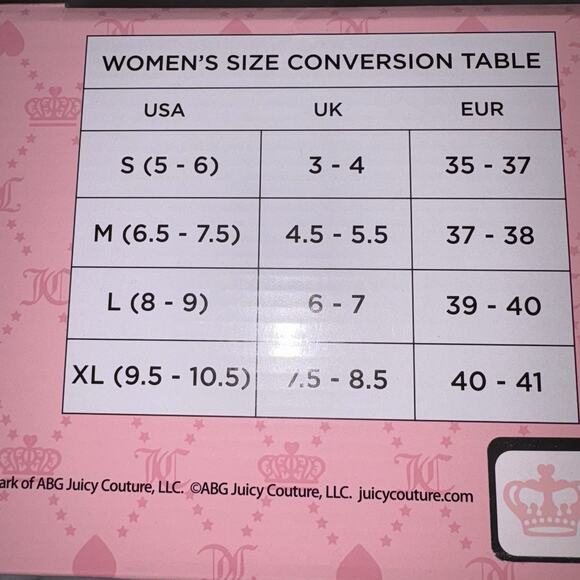 Juicy Couture Slippers Womens SMALL 5/6 Faux Fur Slides Pearl Logo Luxury NEW - Picture 5 of 5